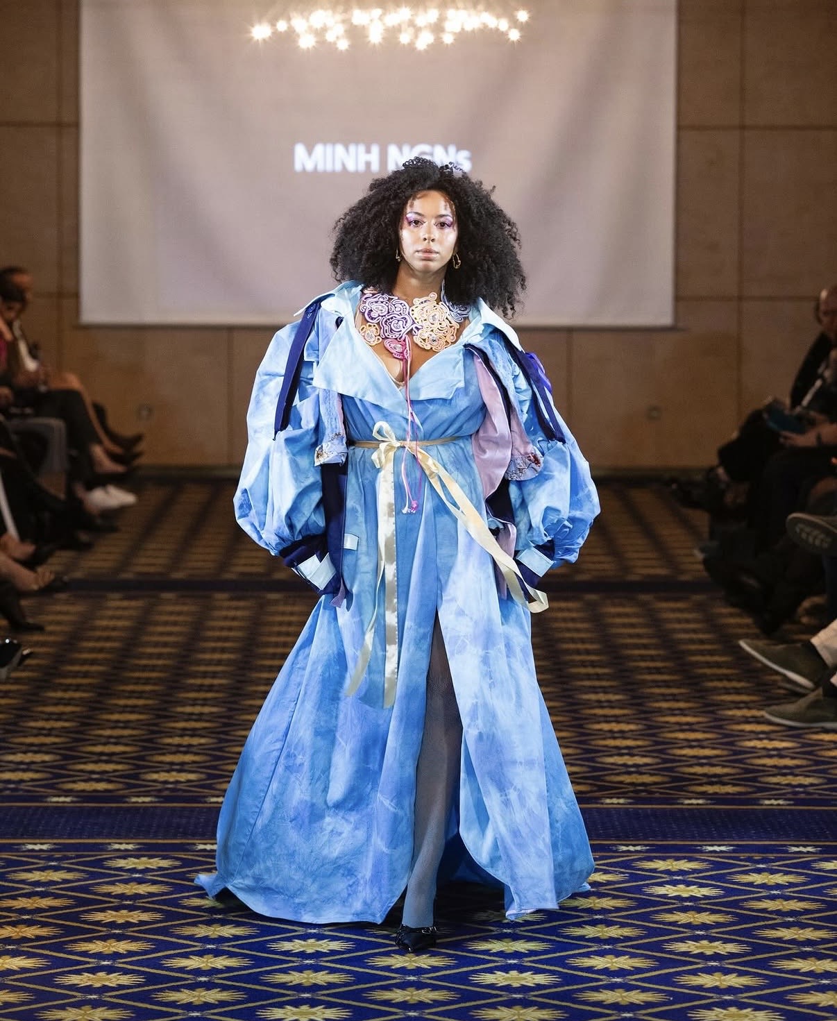 Création présentée sur le podium de la Luxembourg Fashion Week